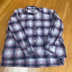 Madewell plaid flannel shirt